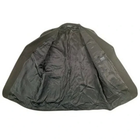 Brooks Mens 50L Blazer Jacket Suit Sport Coat Navy Blue Stretch Three Button - Picture 5 of 16